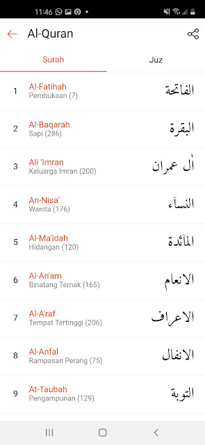Pilih Ayat Al-Qur'an Pilih Ayat Al-Qur'an